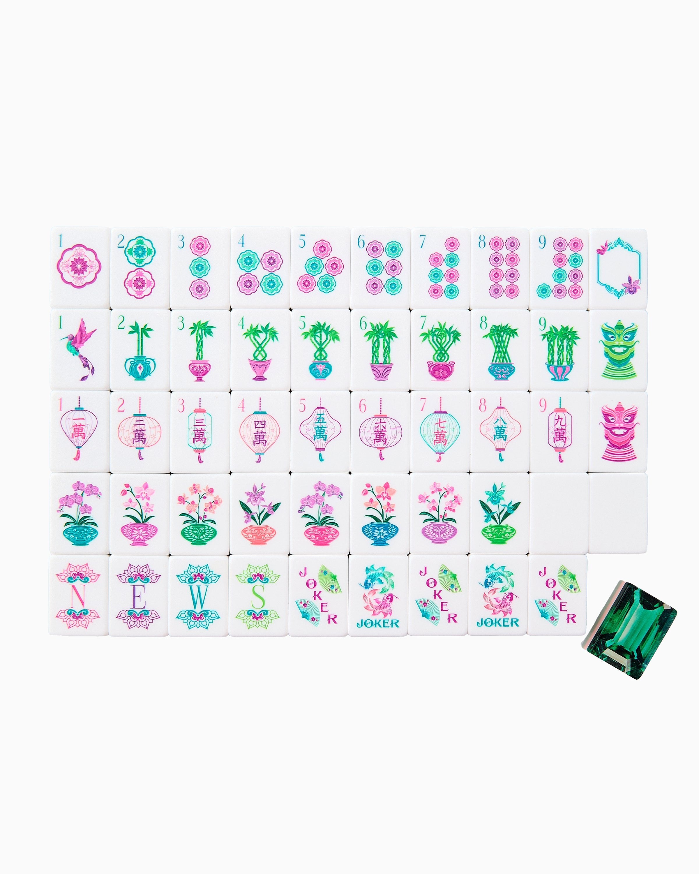 Oh My Mahjong Emerald Tiles