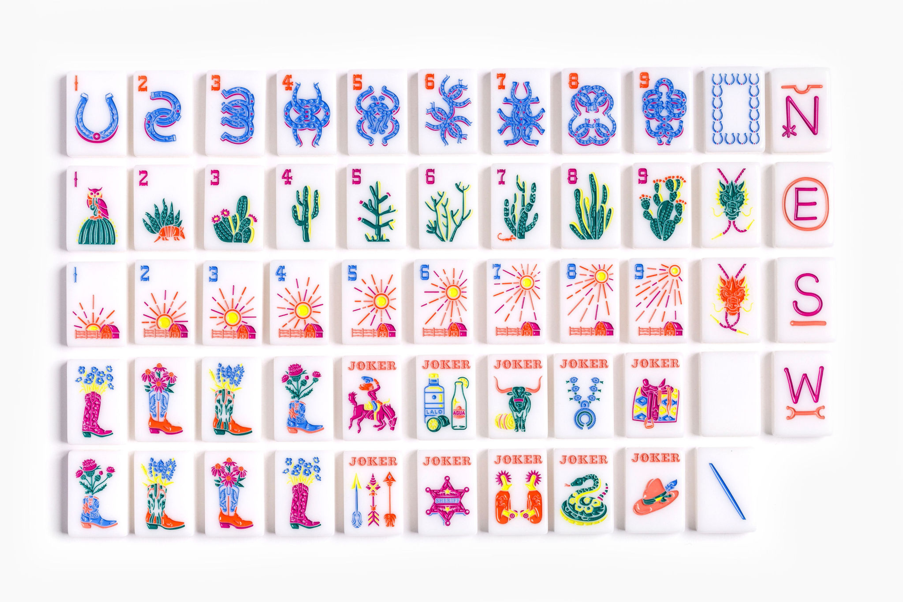 The Mahjong Line Ranch Flat Top Tiles