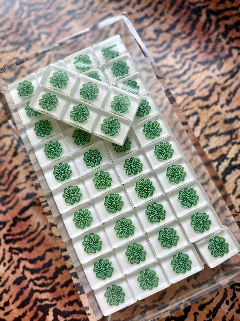 Tigre de Tartán House Clovers Mahjong Tile Set
