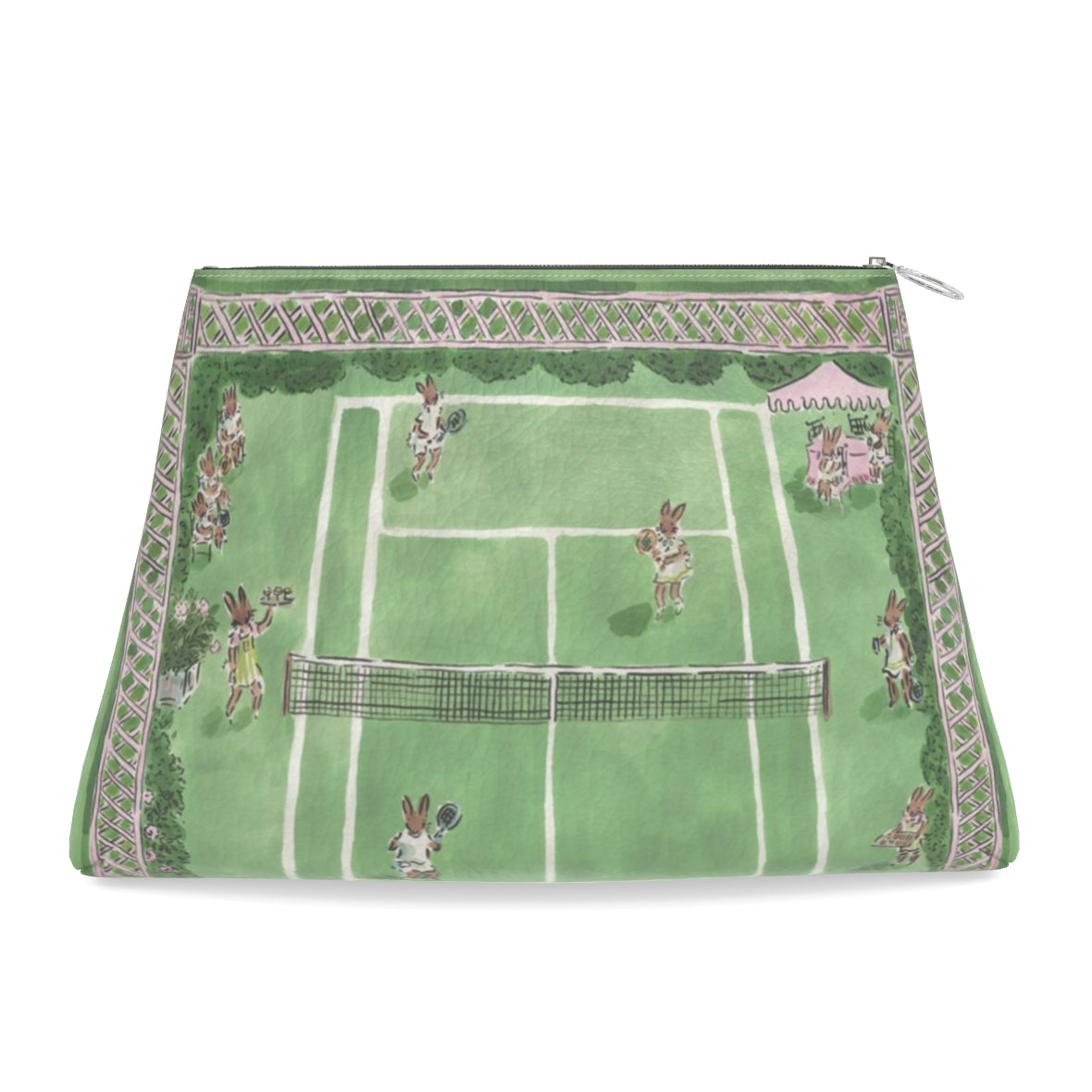 Tigre de Tartán Leather Tile Bag Bunny Love